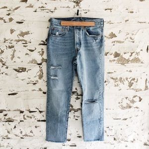 Levi’s 501 cropped jeans